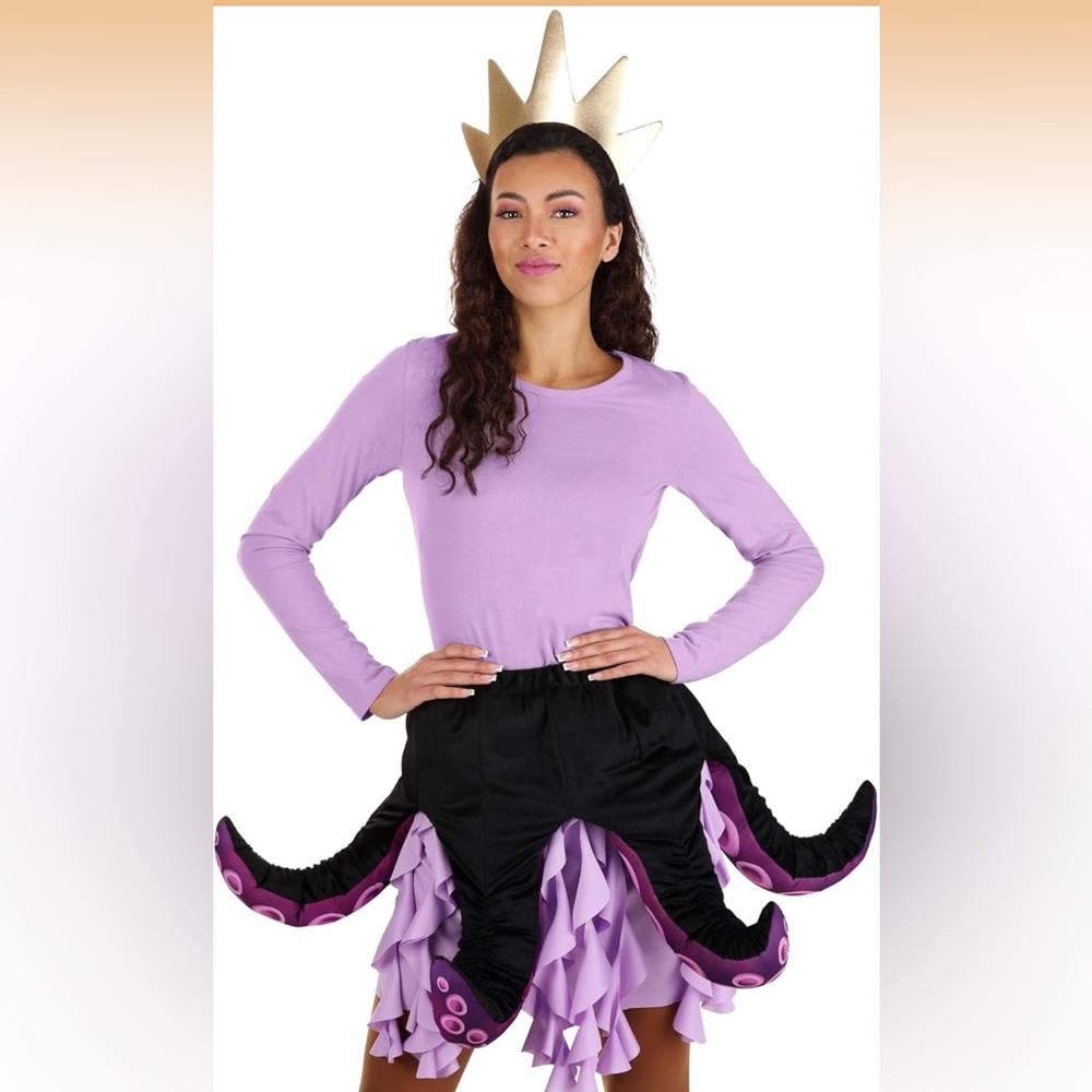 Disney villains Ursula costume - skirt and crown only